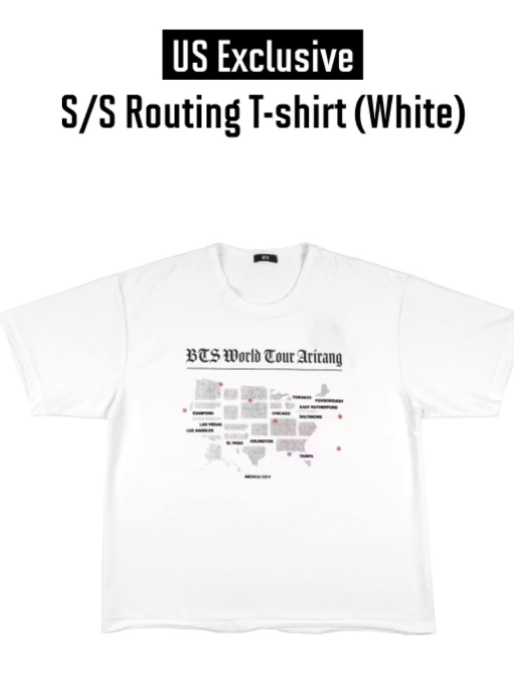 BTS Arirang Tour Shirt